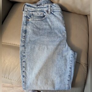 High Rise Straight Jeans